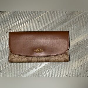 Coach Tan Signature Wallet